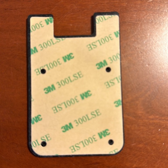 Peloton Rubber stick on credit card holder for phone - Picture 2 of 2